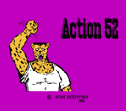 Action 52 title screenshot